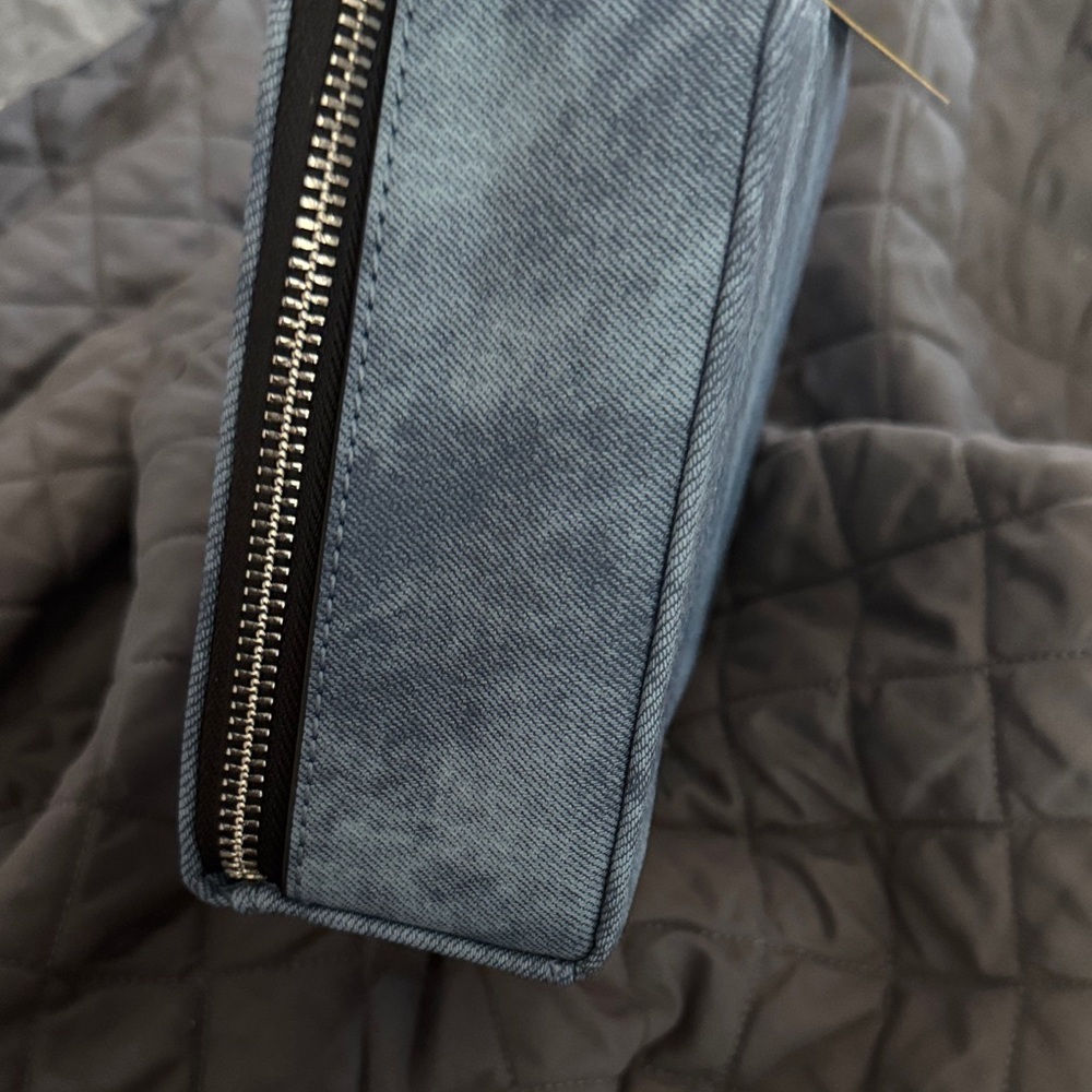 Mix No. 6 Denim Blue Mini Bag with Fun Embroidery - Picture 5 of 6